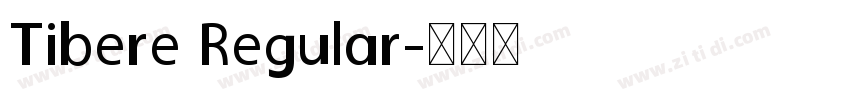 Tibere Regular字体转换